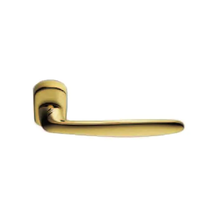 Maniglia per porte Mach Colombo Design, su rosetta stretta, foro yale, finitura zirconium gold HPS Hete Deal