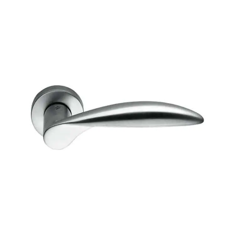 Nu Kopen Maniglia per porta, Colombo Design serie Wing, con rosetta foro Normale, finitura Cromat