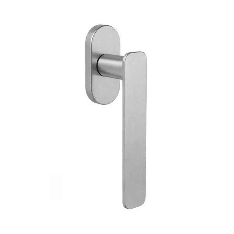 Snelle Levering Maniglia DK Slim FF 12 SM Colombo Design per finestra, rosetta ovale 65x31 mm, finitura Cromat