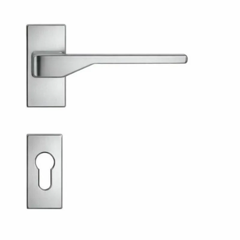 Seizoensaanbieding Maniglia Dea FF 11 RSMY Colombo Design per porta, foro Yale, rosetta stretta 63x30 mm, finitura Cromat