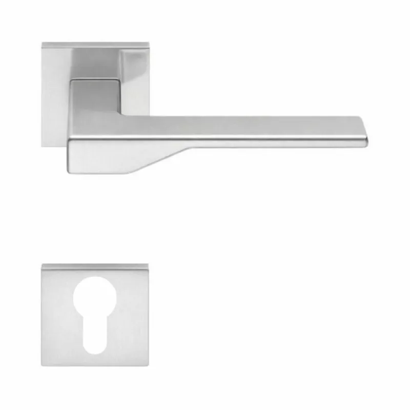 Maniglia Dea FF 21 RY Colombo Design per porta, foro Yale, rosetta quadrata 50 mm, finitura Cromat Dagaanbieding