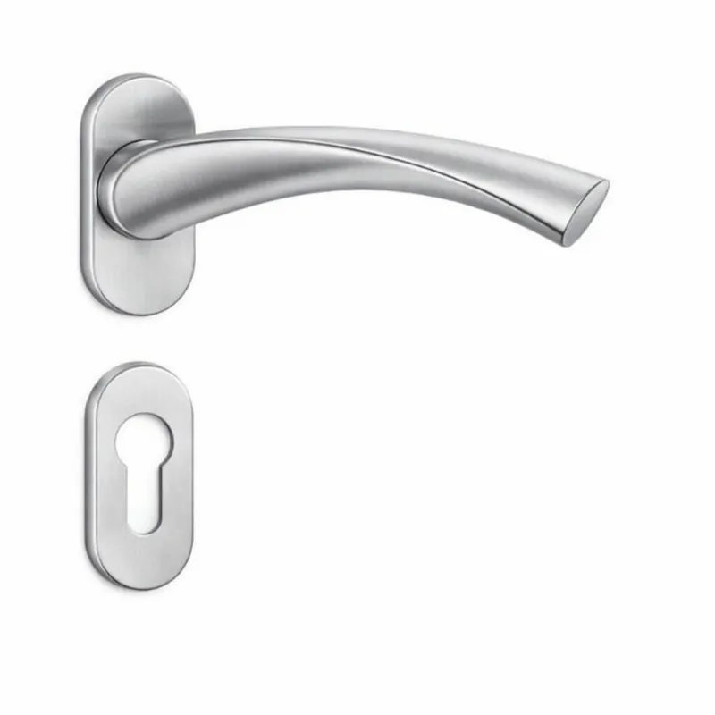 Maniglia per porte Flessa Colombo Design, su rosetta stretta, foro yale, finitura cromat Betaalbaar