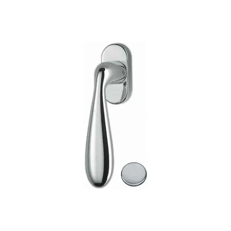 Maniglia DK per finestre, Colombo Design serie Lara, finitura Cromat Exclusieve Aanbieding