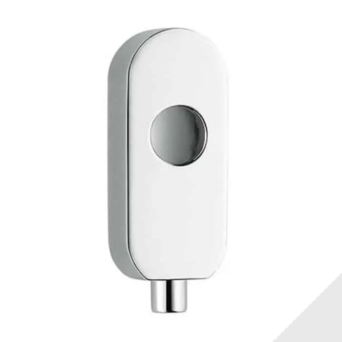 Laatste Kans Dispositivo antieffrazione CD 02 DKZ Colombo Design, per maniglia DK, con pulsante, dimensioni 88,5x33 mm, finitura Cromo