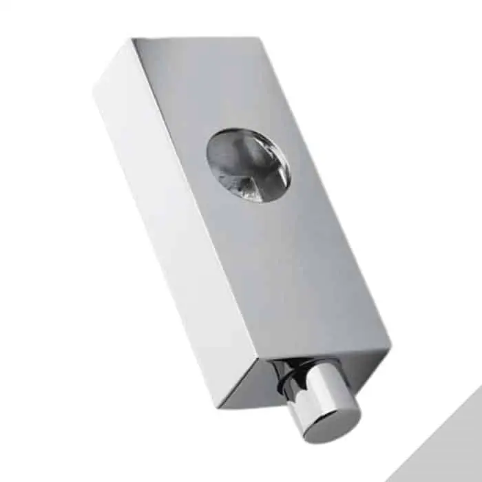 Dispositivo antieffrazione CD 02 DKZ/Q Colombo Design, per maniglia DK, con pulsante, rettangolare 88,5x33 mm, finitura Cromat Voordeelprijs