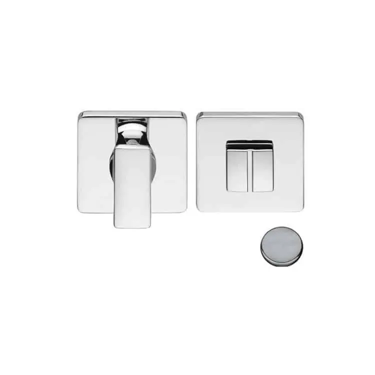 Snelle Levering Nottolino quadrato, BT19-BZG Colombo Design per porta, finitura Zirconium