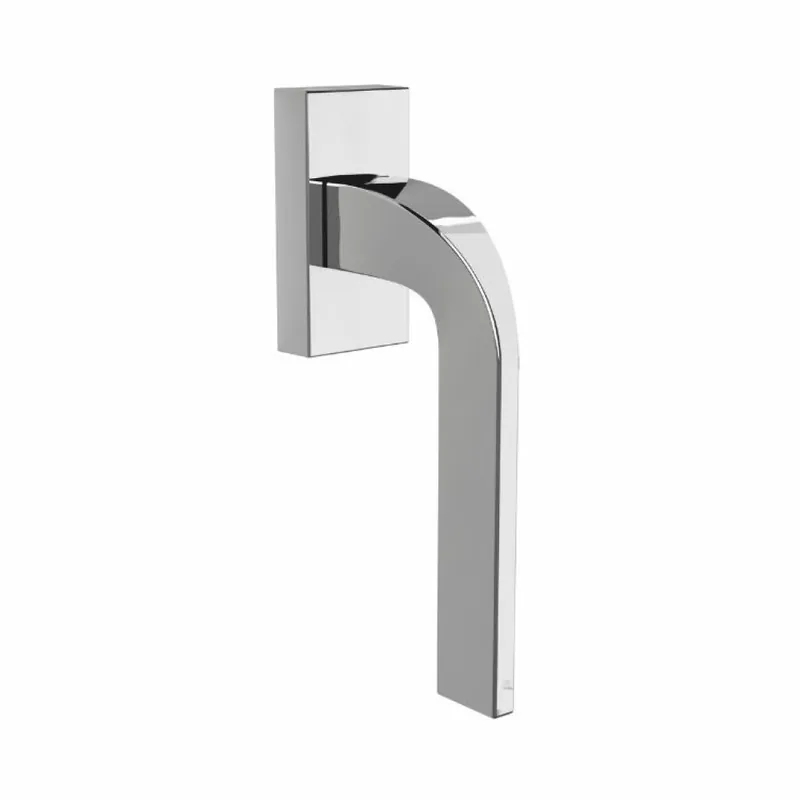 Op = Op Maniglia DK Isy BL 12 SM Colombo Design per finestra, rosetta rettangolare 66x33 mm, finitura Cromo