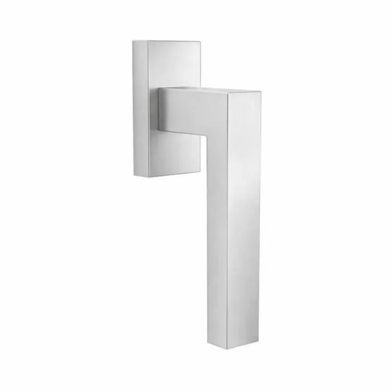 Maniglia DK Ellesse BD 22 SM Colombo Design per finestra, rosetta rettangolare 66x33 mm, finitura Cromat Hoge Kwaliteit