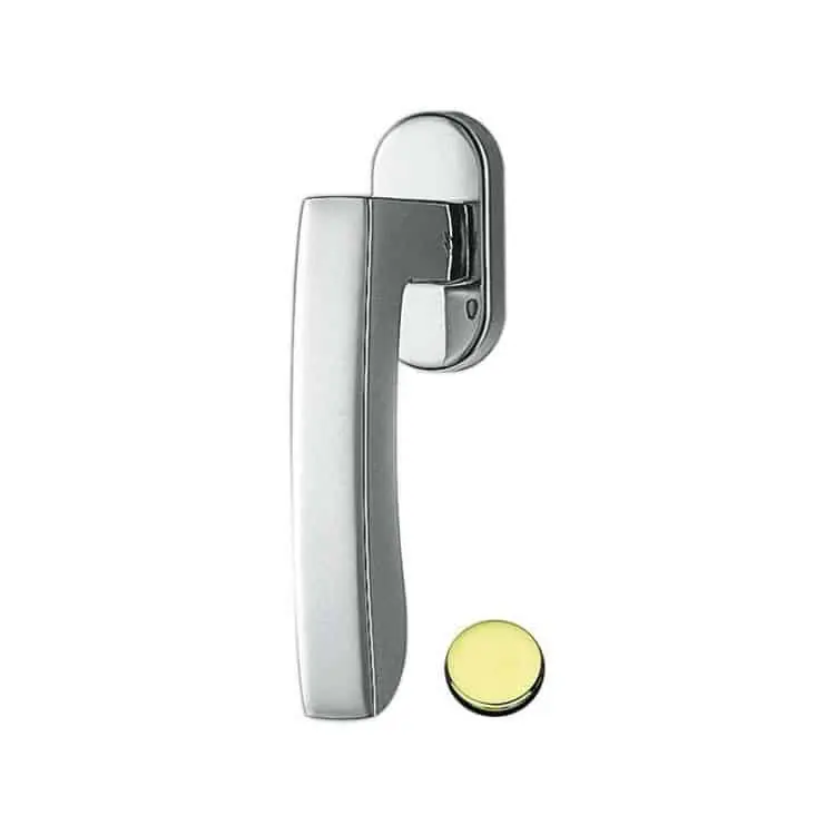 Hoge Kwaliteit Maniglia DK per finestre, Colombo Design serie Viola, finitura Oroplus