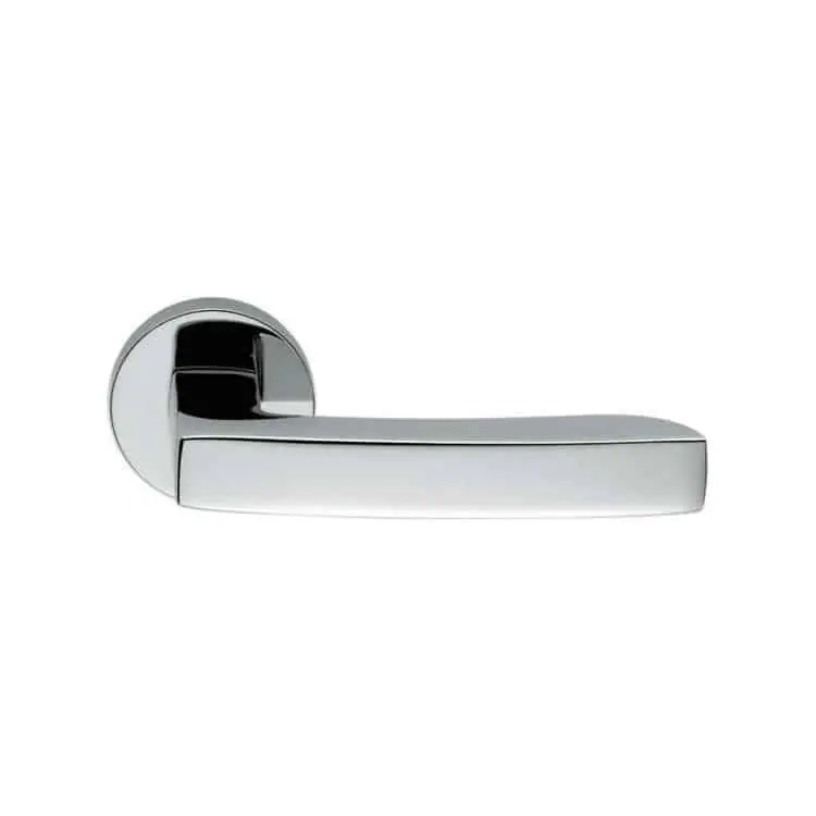 Rechtstreeks Van De Fabrikant Maniglia per porta, Colombo Design serie Viola, con rosetta foro Yale, finitura Cromo