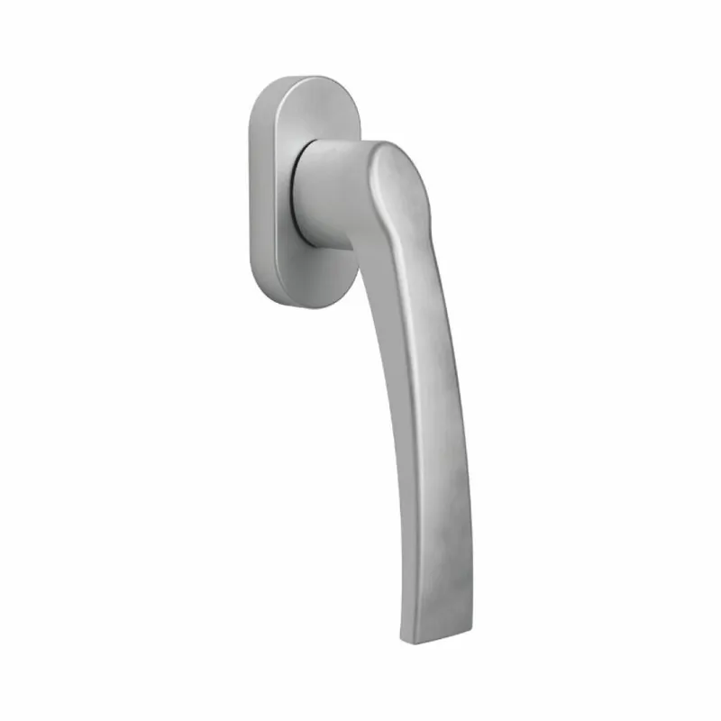 Koop Vandaag Maniglia DK World Blazer FL 12 SM Colombo Design per finestra, rosetta ovale 66x32 mm, finitura Cromo Opaco