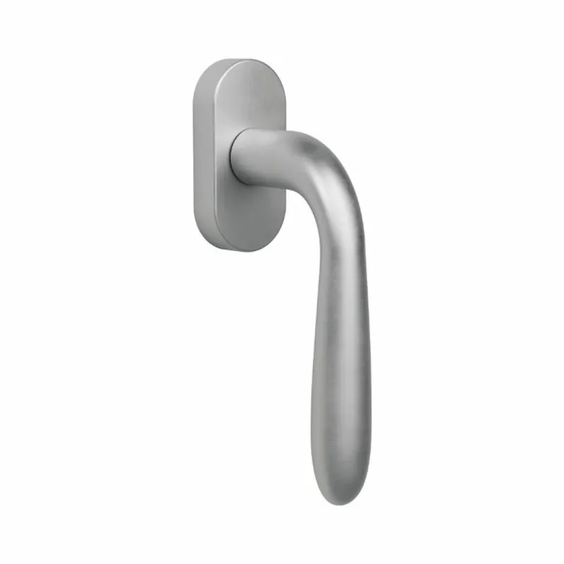 Maniglia Martellina DK Robot CD42 Colombo per finestra, rosetta ovale 66x32 mm, Zama finitura Cromat Must-Have