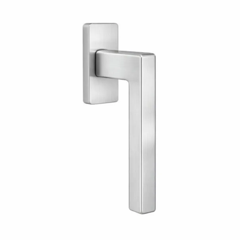 Maniglia moderna DK per finestre, Colombo Design ESPRIT, con rosetta ovale, finitura Cromo Opaco Express Levering