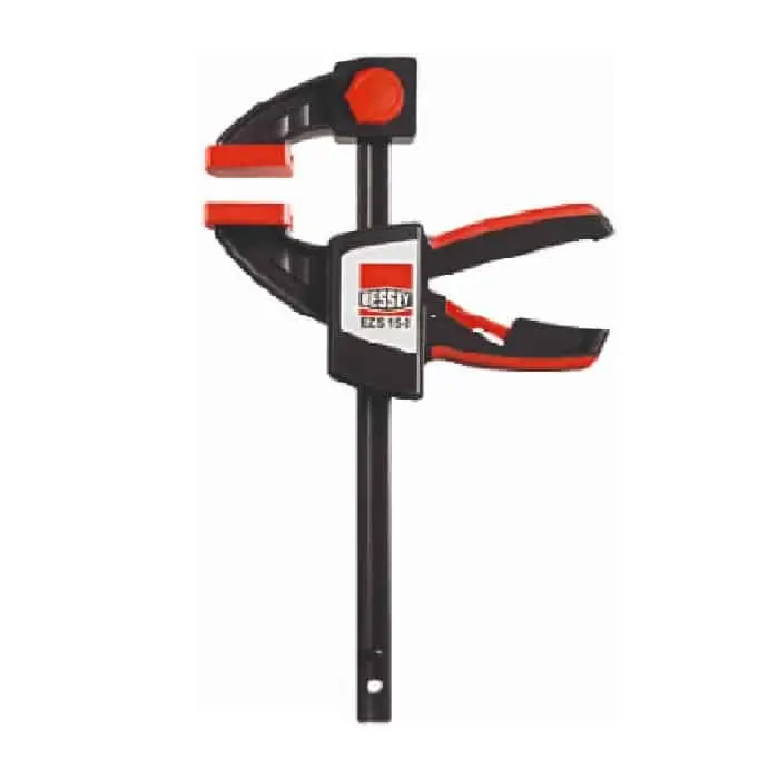 Uitverkoop Strettoio per una mano EZS60-8 Bessey Tools, apertura 600mm, scartamento 80 mm, distanza da 170 a 810 mm, guida 19x6 mm