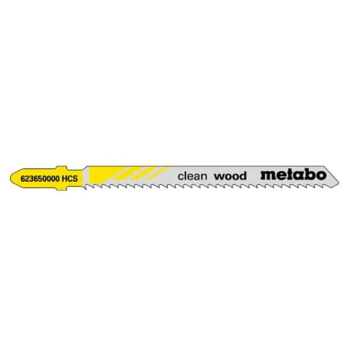 Confezione 5 lame a seghetto Metabo Clean wood denti invertiti, per legno, dimensioni 74x1,50 mm Lage Kosten