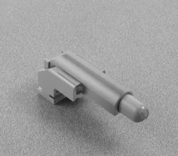 Kit con 2 deceleratori Smove per anta rientrante Exedra Bortoluzzi con 4-5 cerniere, finitura Beige e Grigio Weekendaanbieding