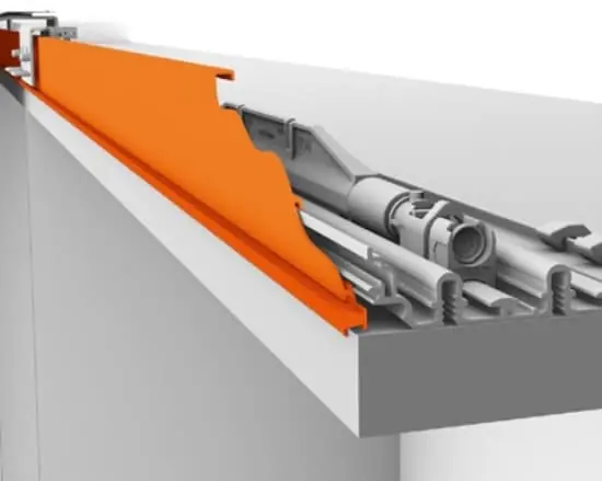Copertura frontale per applicazione magnetica con sede per spazzolino, lunghezza 3100 mm, finitura Anodizzato Alluminio Lage Prijs
