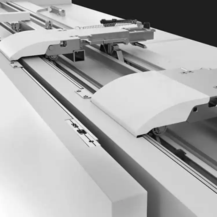 Sistema complanare Slider L70 Bortoluzzi per 2 ante, corpo mobile 1800-2000 mm, portata 70 Kg, finitura Alluminio Anodizzato Finale Uitverkoop