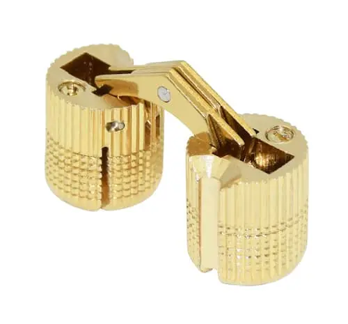 Cerniera invisibile Ottone incasso a scomparsa diametro 16 mm Snelle Levering