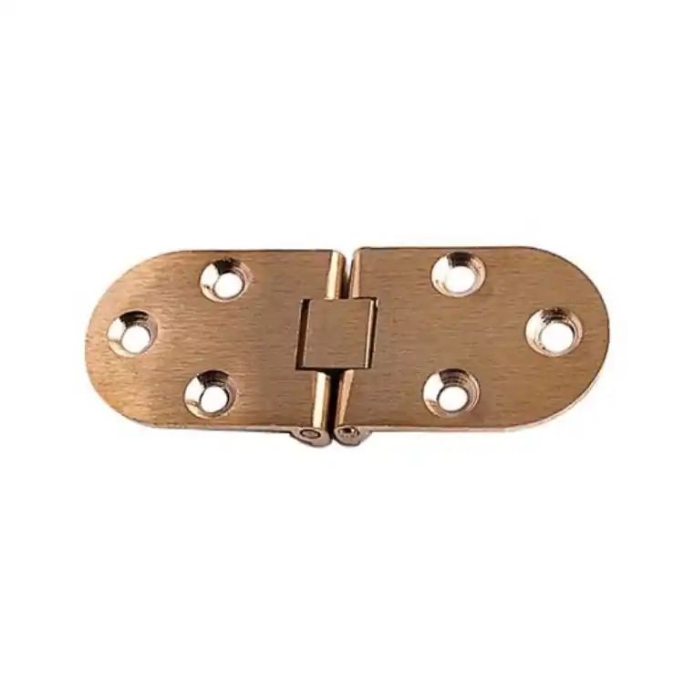 Cerniera a biscotto con fermo, Lunghezza 80 mm Altezza 30 mm, Ottone brunito Lage Prijs