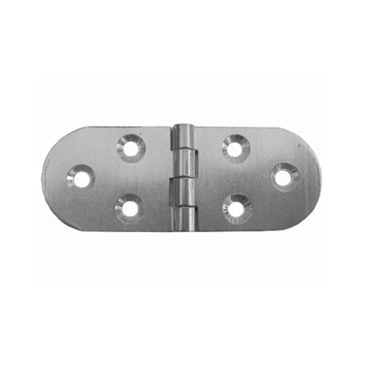 Koop Vandaag Cerniera a biscotto, Lunghezza 80 mm Altezza 30 mm, Ottone nichel satinato