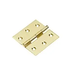 Cerniera a libro per mobile, in ottone, finitura ottone, cerniera piana 50 x 50 mm Dagaanbieding