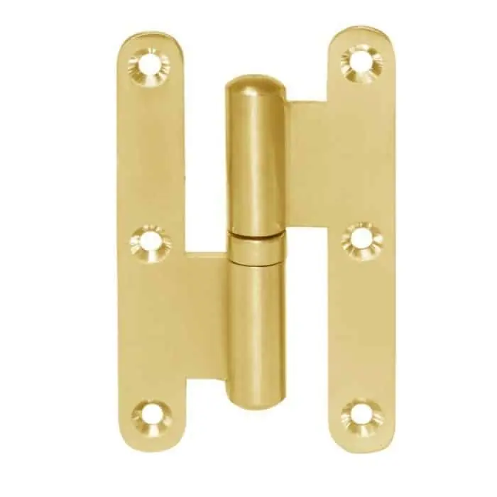 Actieprijs Cerniera 490 Elab per mobile Sinistra, pomella, bordo tondo, dimensione 120x60 mm, finitura Ottone Lucido