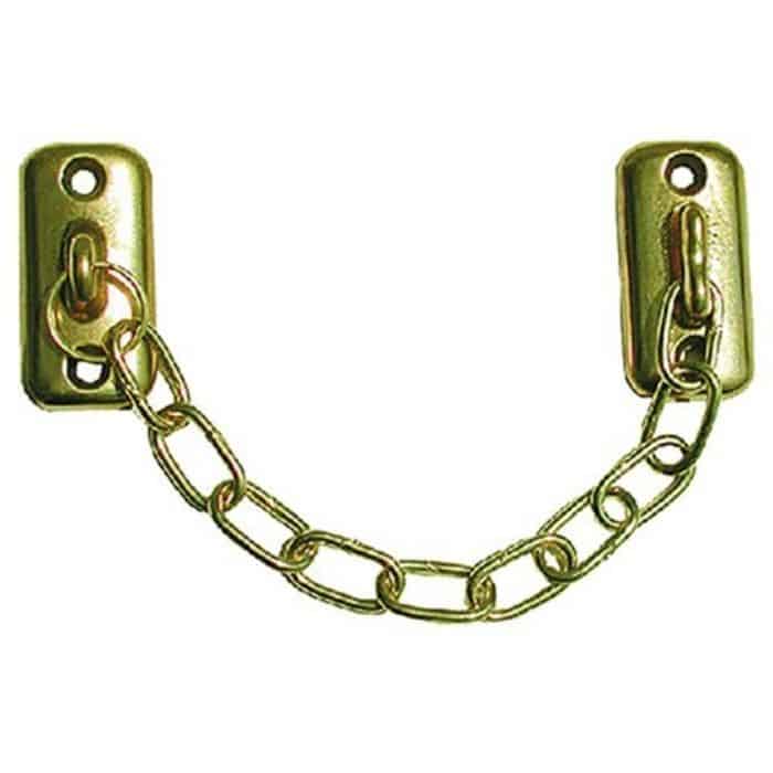 Hete Deal Catena 445 Elab per porta, pesante, lunghezza 160 mm, finitura Ottone Lucido