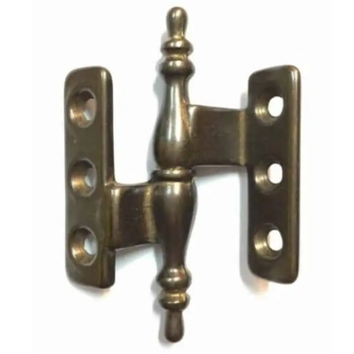 Seizoensaanbieding Cerniera 356 Elab per mobile Sinistra, barocco, doppia, curva, dimensione 40x55 mm, finitura Bronzata