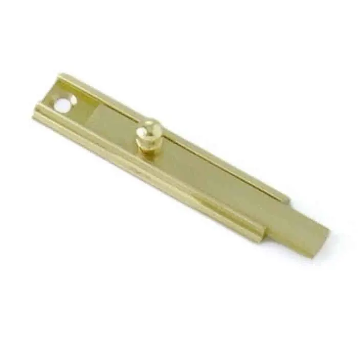 Catenacciolo 219 Elab per mobile, binario, lunghezza 60 mm, finitura Ottone Lucido Laatste Versie