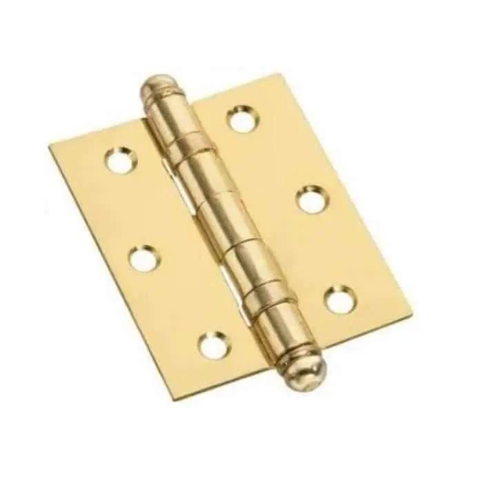 Tijdelijk Beschikbaar Cerniera 162 Elab per mobile, con cuscinetti, terminale B, dimensione 89x76 mm, finitura Ottone Lucido Verniciato
