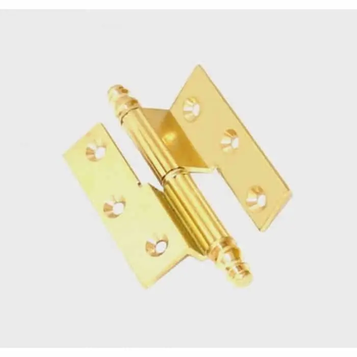 Cerniera 144 Elab per mobile Destra, rigata, doppia, curva, dimensione 40x40 mm, finitura Bronzata Weekendaanbieding