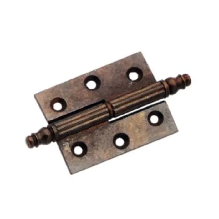 Cerniera 140 Elab per mobile Destra, rigata, piana, dimensione 40x40 mm, finitura Bronzata Bestel Nu