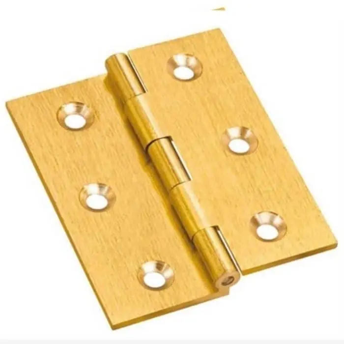 Beperkte Voorraad Cerniera 103 Elab per mobile, fresata mezza curva, dimensione 50x40 mm, finitura Ottone Lucido
