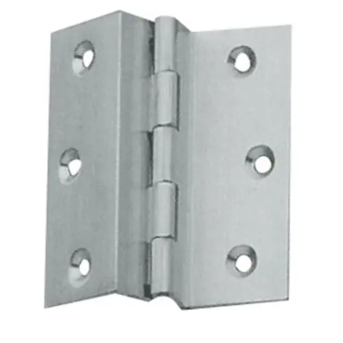 Alleen Vandaag Cerniera in ottone fresato interno, Ottone nichelato, Lunghezza 50mm Altezza 40mm