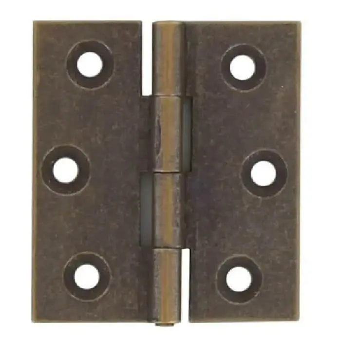 Cerniera 101 Elab per mobile, fresata piana, dimensione 30x25 mm, finitura Bronzata Finale Uitverkoop