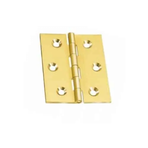Cerniera in ottone fresato Piana, Ottone nichelato, Lunghezza 70mm Altezza 55mm Meest Verkocht
