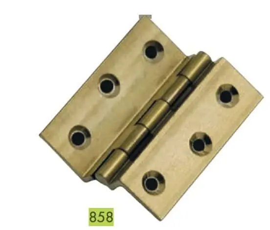 Shop Nu Cerniera ala curva Bal con perno in ottone, misura 40x35 mm, finitura Cromato