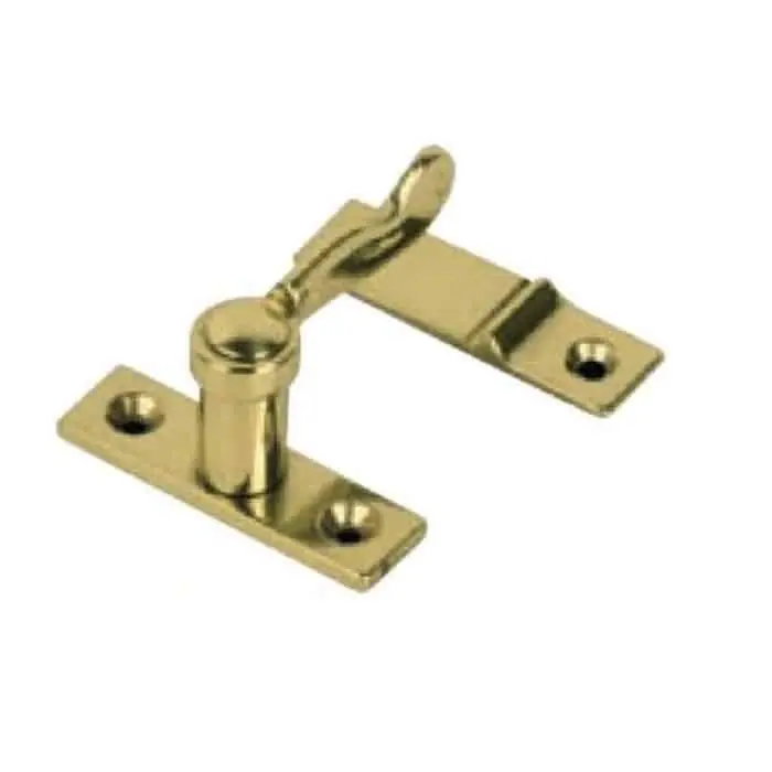 Merkproduct Nottolino alla romana 1010-02 Bal, altezza collo 15 mm, completo di incontro piano, finitura Ottone Lucido Verniciato