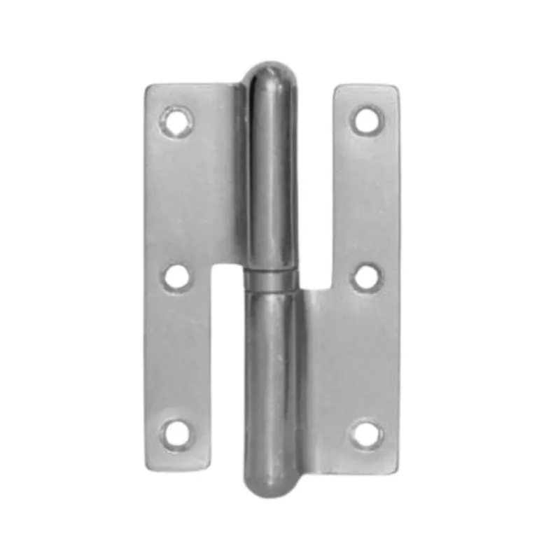 Nu Kopen Cerniera Pomella diritta 821-02 Bal per porta interna, dimensione 120x70 mm, mano Destra, Ottone finitura Cromato Satinato