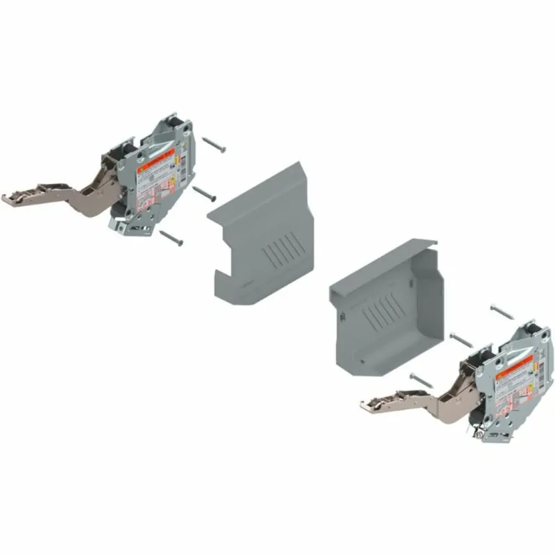 Base forza AVENTOS HK-S 20K2B00 per anta a ribalta standard, fattore carico 220-500 (per 2 pezzi), colore Grigio Chiaro Seizoensaanbieding