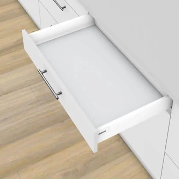 Cassetto Tandembox antaro 378M5000-SW/G-S60 Blum assemblato, dimensioni 600x500 mm, colore Bianco Seta Merkproduct