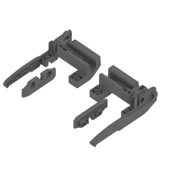 Set arresto del piano 295H5700 Blum per guida Movento, Plastica finitura Grigio Orione Direct Verzonden