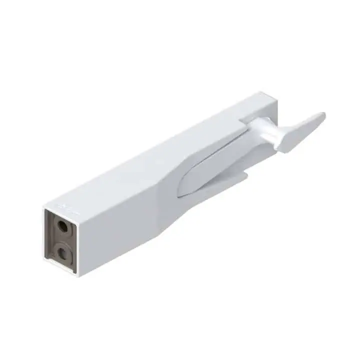 Veilige Betaling Scatola di chiusura Z80.000S Blum per sistema Cabloxx, senza cilindro, colore Bianco Seta Opaco