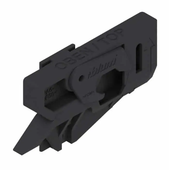Unità di bloccaggio Z80.000V Blum per sistema chiusura Cabloxx, Sinistra, colore Nero Superprijs
