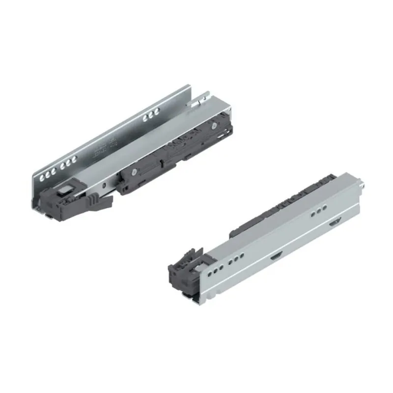 Guida scorrevole Legrabox Blumotion Blum 750.2701S per cassetto metallico, lunghezza 270 mm, estrazione totale, portata 40 kg, Acciaio finitura Zincato Nieuw