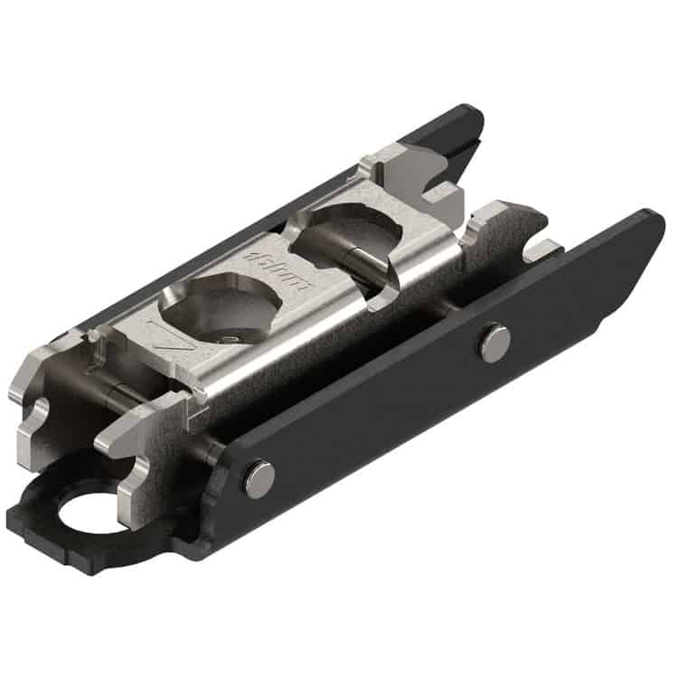 Piastrina di premontaggio 175h3130 Blum CLIP, diritta, altezza 03 mm, fissaggio a vite, con regolazione verticale a eccentrico, finitura Nero Onice Laatste Versie