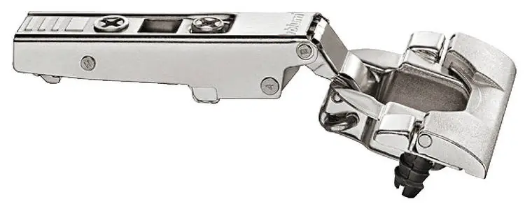 Direct Beschikbaar Cerniera Blum 73T3590 INSERTA CLIP top, 110° battuta con sormonto 20 mm, finitura Nichelato