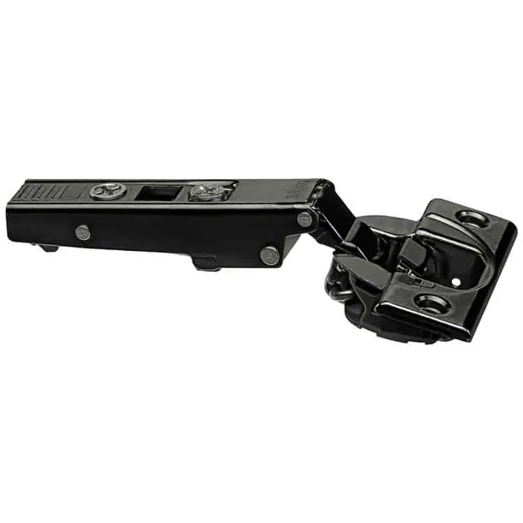 Cerniera Blum 71B3550 CLIP top BLUMOTION, 110° battuta con sormonto, fondello da avvitare, finitura Nero Onice Betaalbaar