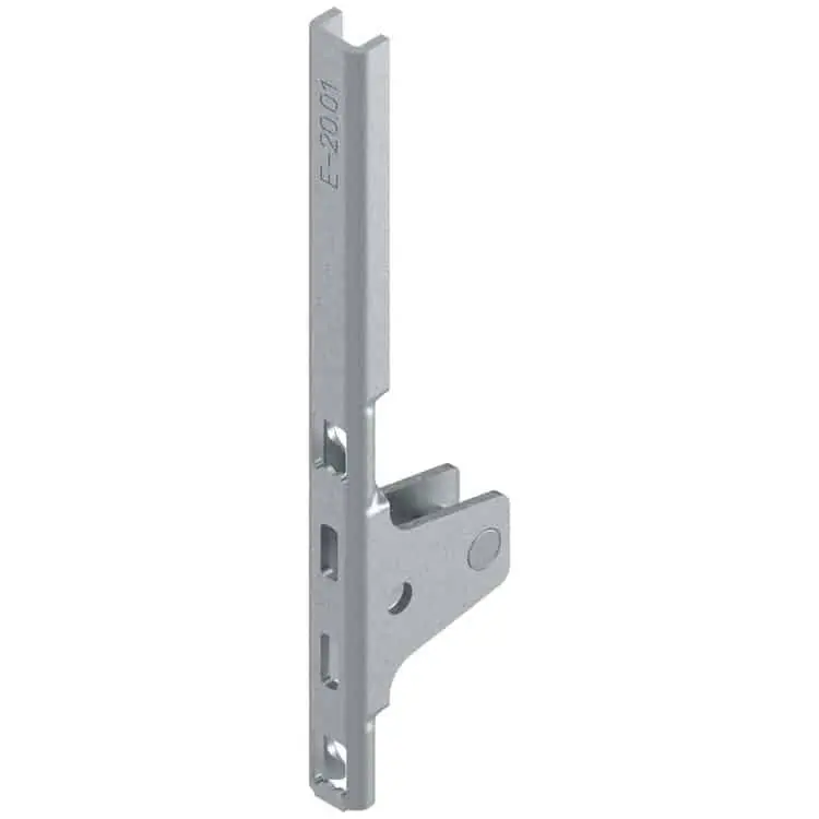 Attacco per frontale ZF7K002 Blum per LEGRABOX K, simmetrico, finitura Zincato Bestel Nu